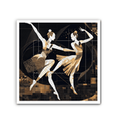 Joyful Women s Dance Flair Wrapped Canvas - Beyond T-shirts